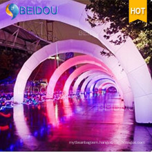 Custom Lighted LED Air Finishing Line Infatable Archway Advertising Arches